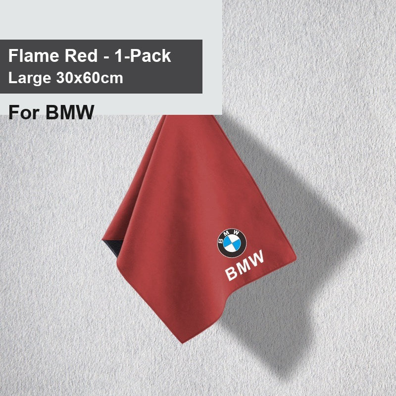 BMW car wash towel - BMW Flame Red Large 1 Packing