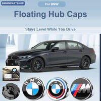 BMW Floating Center Caps – Wheel Hub Badge Covers (56mm/68mm)