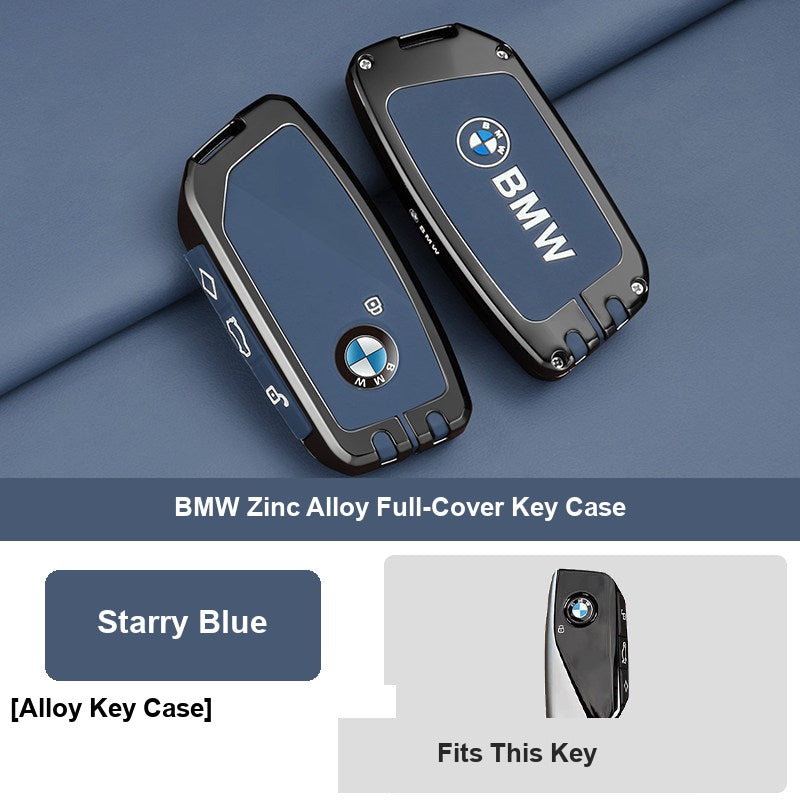 Starry blue BMW key fob case only, no keychain