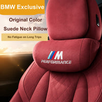 BMW M Performance Suede Neck Pillow & Lumbar Support Set