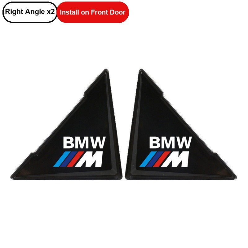 BMW M-Mark Black door corner guard, Right Angle x2