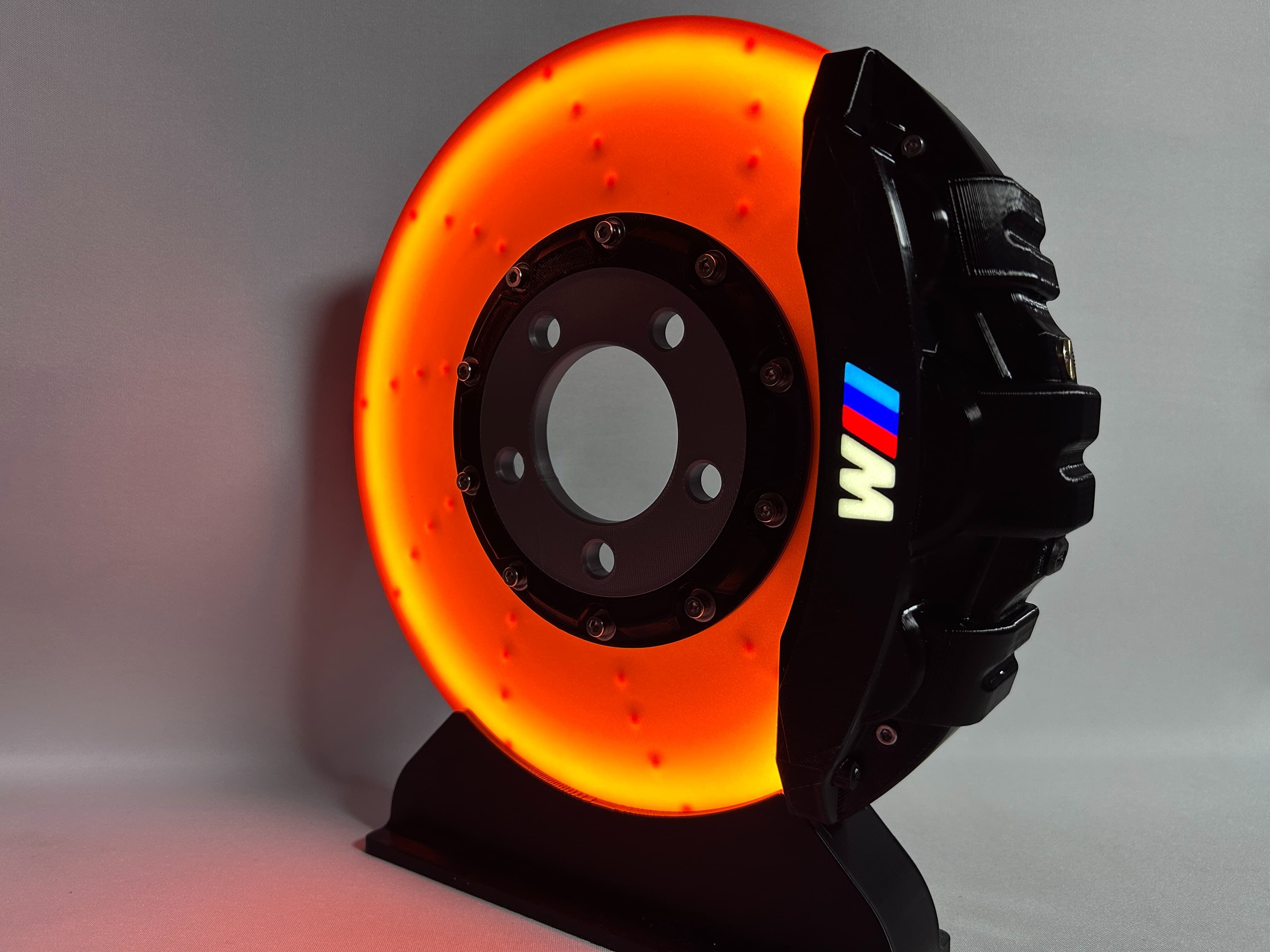 BMW M Series Brake Disc Light Luminous Caliper Car Enthusiast Creative Desktop Wall Mounted Charging Ambient Night Light