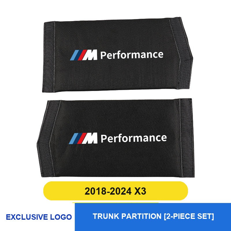 BMW trunk partition divider, fits 2018-2024 X3 iX3, 2-piece set