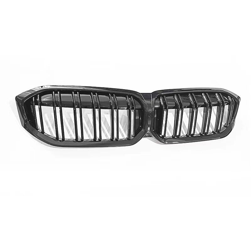 BMW Kidney Grille - Gloss Black Front Grille, G20 3 Series LCI (2023-25) - Double Line Gloss Black