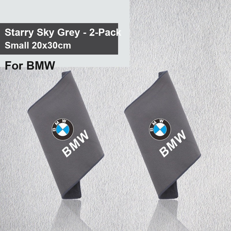 BMW car wash towel - BMW Starry Sky Grey Small 2 Pack