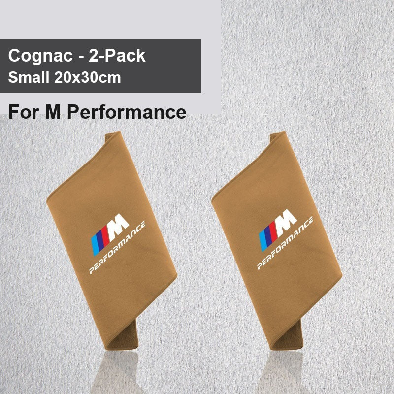 BMW car wash towel - M Performance Cognac Small 2 strips