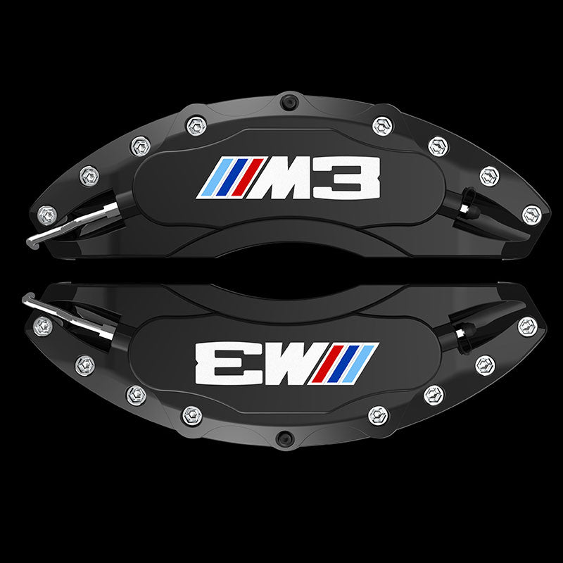BMW brake caliper covers, Black finish, M3 logo