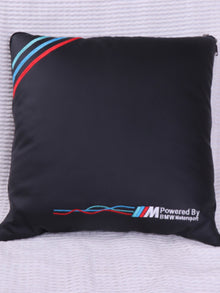 BMW M Motorsport Leather Lumbar Cushion - Folds into Blanket