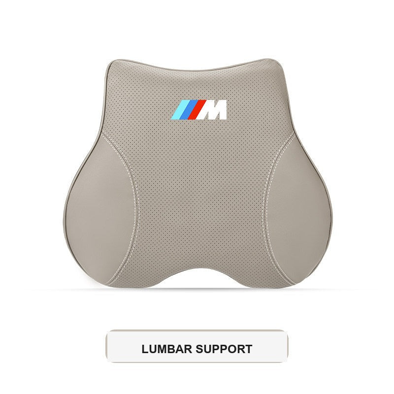 BMW M Sport Ergonomic Car Headrest & Lumbar Support Pillows (3, 4, 5 Series & X1-X7)