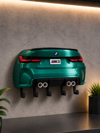 BMW M Series 3D Wall Key Hook - No-Drill Entryway Key Holder