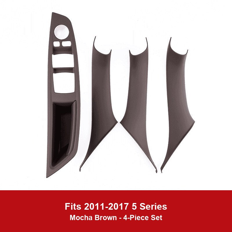 BMW door handle cover - 2011-2017 Model 5-Series No-Remove Handle [4-Piece Set] Mocha Brown