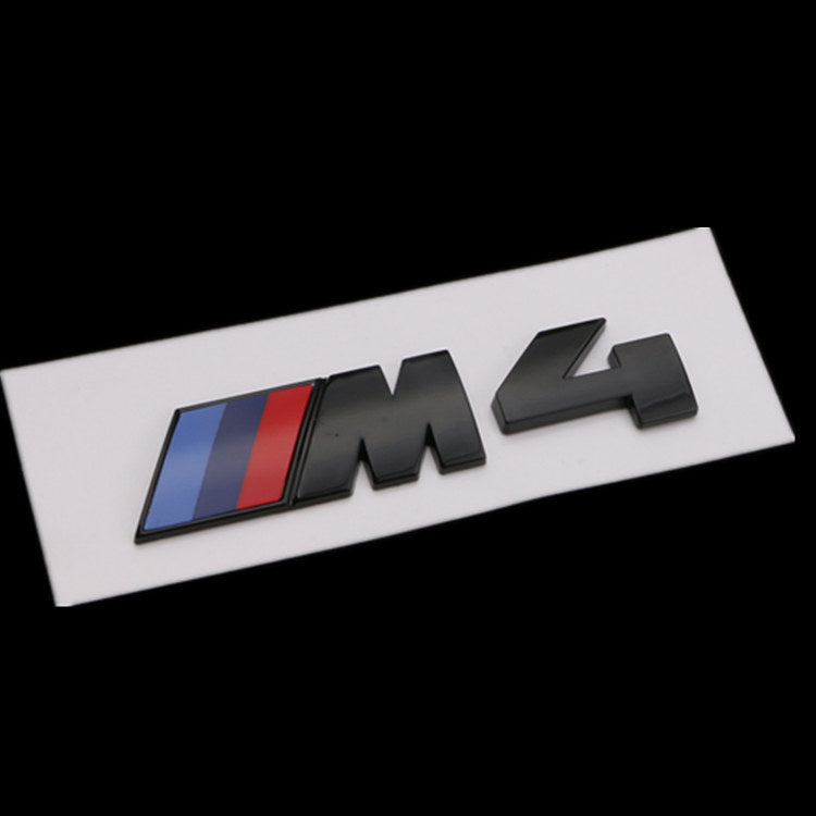 BMW M4 rear trunk emblem badge sticker