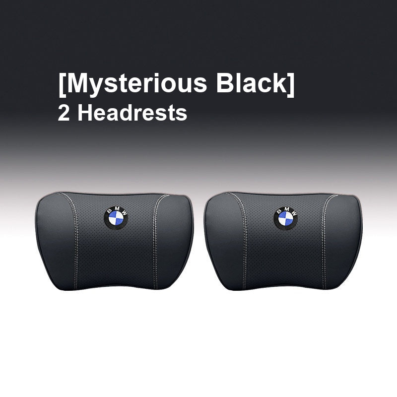 BMW Mysterious Black - 2 Headrests - Memory Foam Cushion