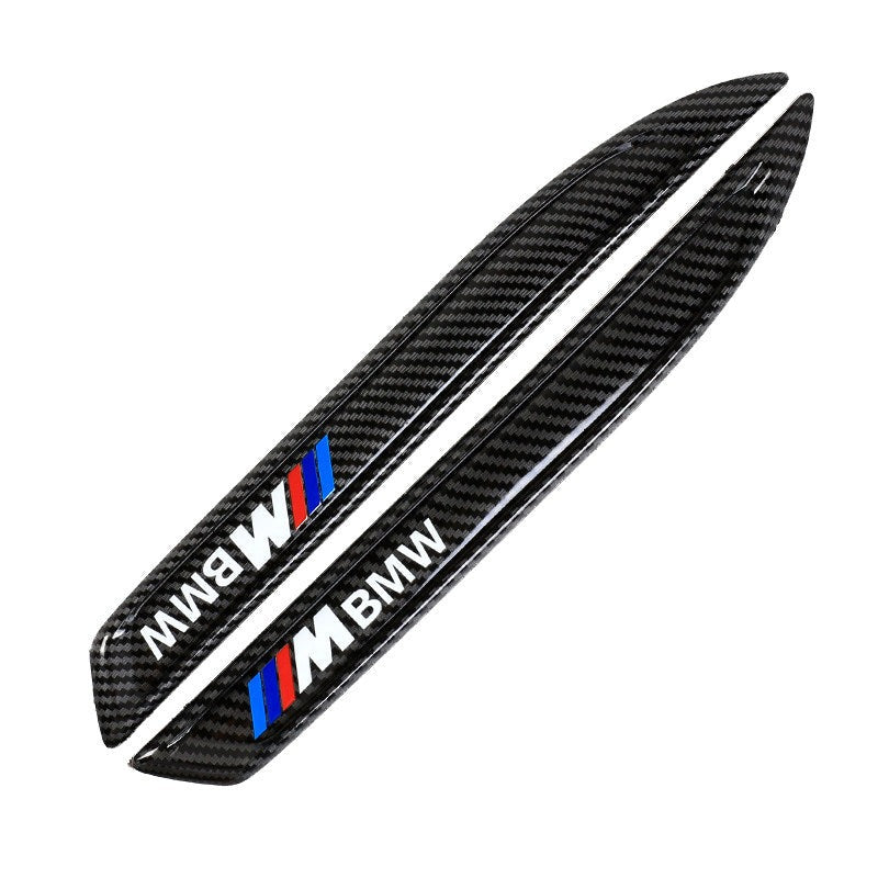 BMW M carbon fiber bumper guard strips, set of 2