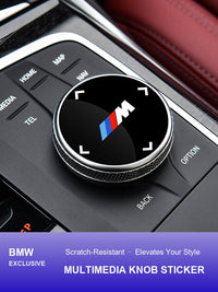 BMW M Multimedia Knob Sticker - Precision Fit Cover