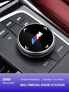 BMW M Multimedia Knob Sticker - Precision Fit Cover