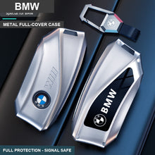 BMW Alloy Key Fob Case - Full Cover for 3/5 Series, 325Li, 530 & X1/X3/X5/X7 Smart Keys