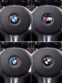 BMW Steering Wheel Badge - Custom Center Emblem Overlay