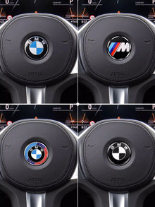 BMW Steering Wheel Badge - Custom Center Emblem Overlay