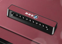 Het is geschikt voor BMW's verplaatsbare tijdelijke parkeerborden, 1 serie, 3 serie, 5 serie, X1, X3, X5, X6 autoverhuis telefoonplaat.