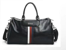 BMW Leather-Look Duffel Bag - Business Travel Crossbody Bag