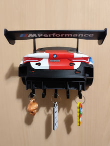 BMW M4 GT3 Wall Key Holder - No-Drill Key Hook Rack