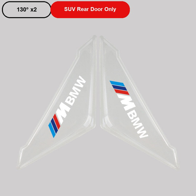 BMW M-Mark Transparent door corner guard, 130 Degree x2