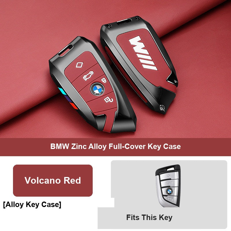 Volcano red BMW key fob case Style D only, no keychain