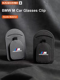 BMW Sun Visor Glasses Clip – Suede Sunglasses Holder & Case