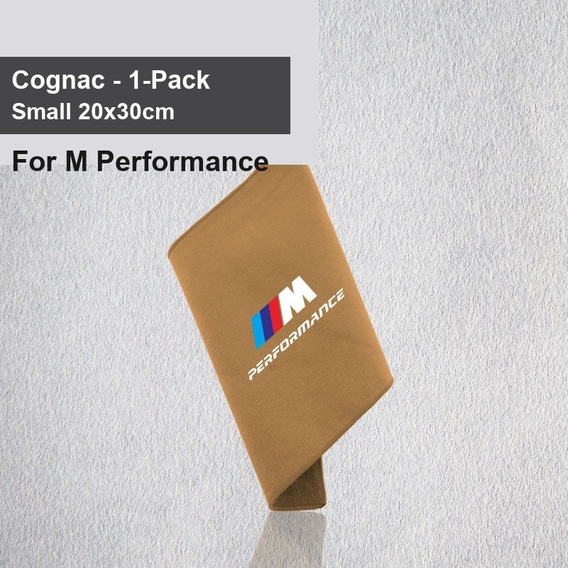 BMW car wash towel - Pack of 1 M Performance Cognac Small Pieces