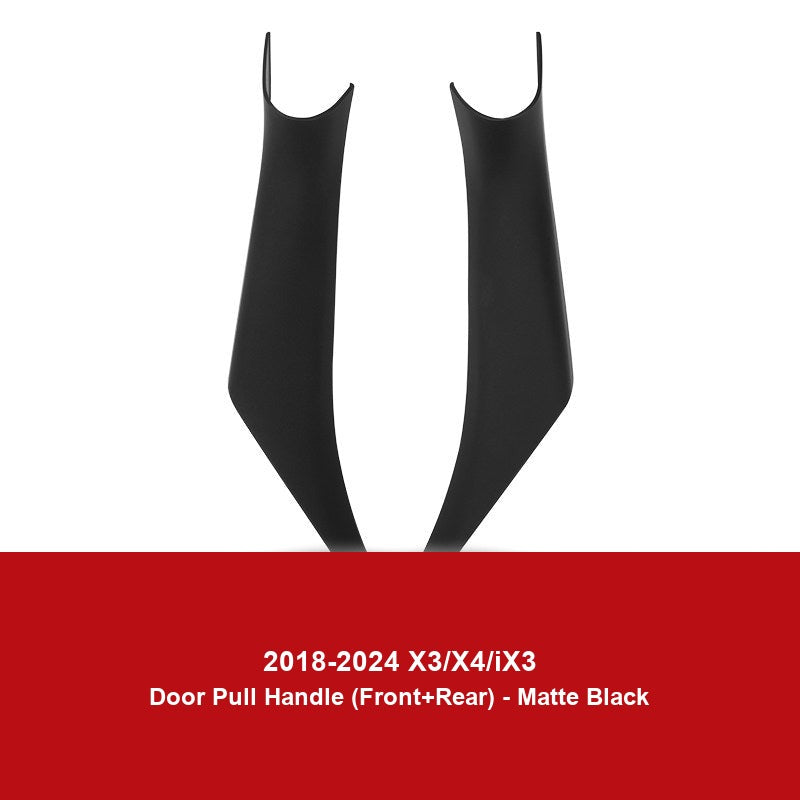 BMW door handle cover - 2018-2024 X3ix3X4 [Matte Black Version, Door Pull Handle] Compatible with both front and rear doors