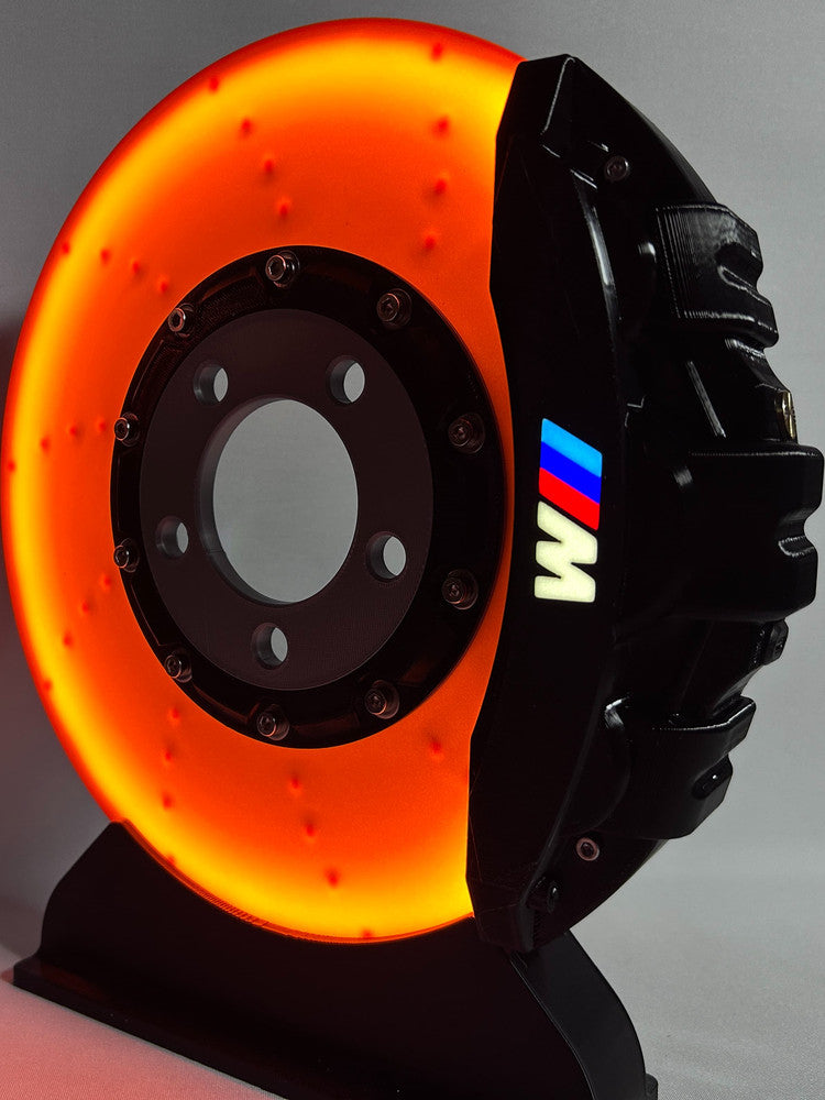 BMW M Series Brake Disc Light Luminous Caliper Car Enthusiast Creative Desktop Wall Mounted Charging Ambient Night Light