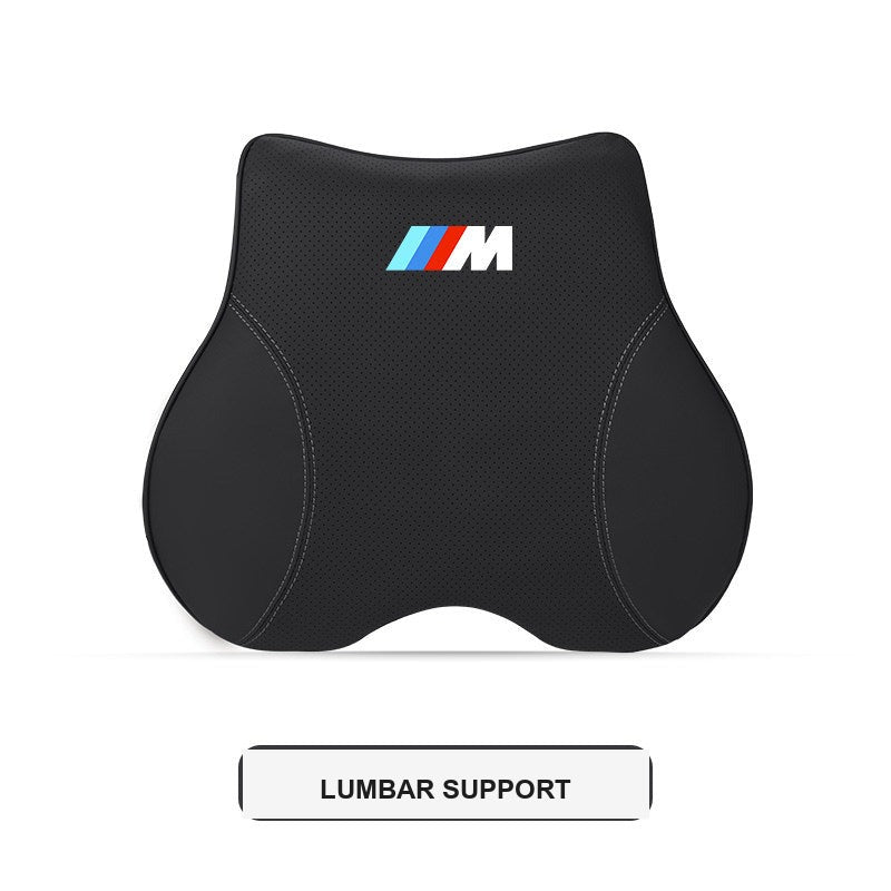 BMW M Sport Ergonomic Car Headrest & Lumbar Support Pillows (3, 4, 5 Series & X1-X7)