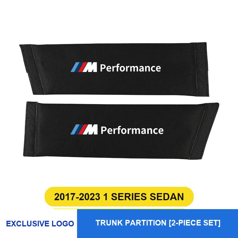 BMW trunk partition divider, fits 2017-2023 1 Series Sedan, 2-piece set