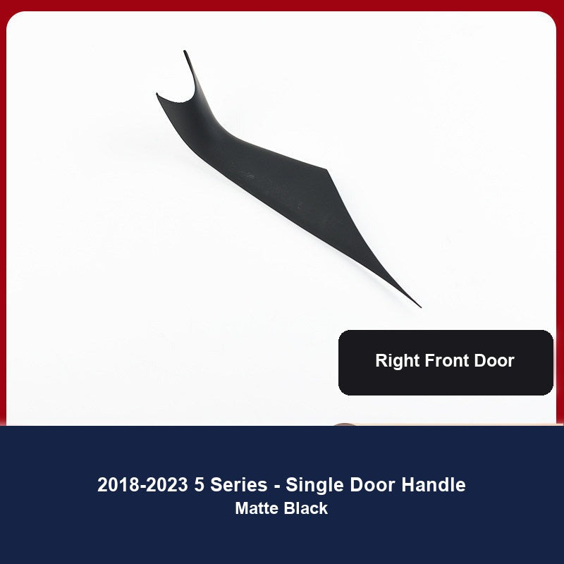 BMW door handle cover - Premium 2018-2023 Model 5 Series Single Door Handle Matte Black [Comment on Which Door]