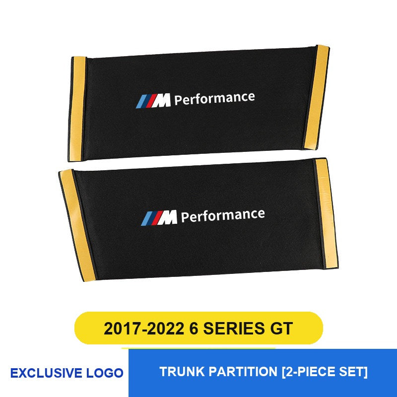 BMW trunk partition divider, fits 2017-2022 6 Series GT, 2-piece set