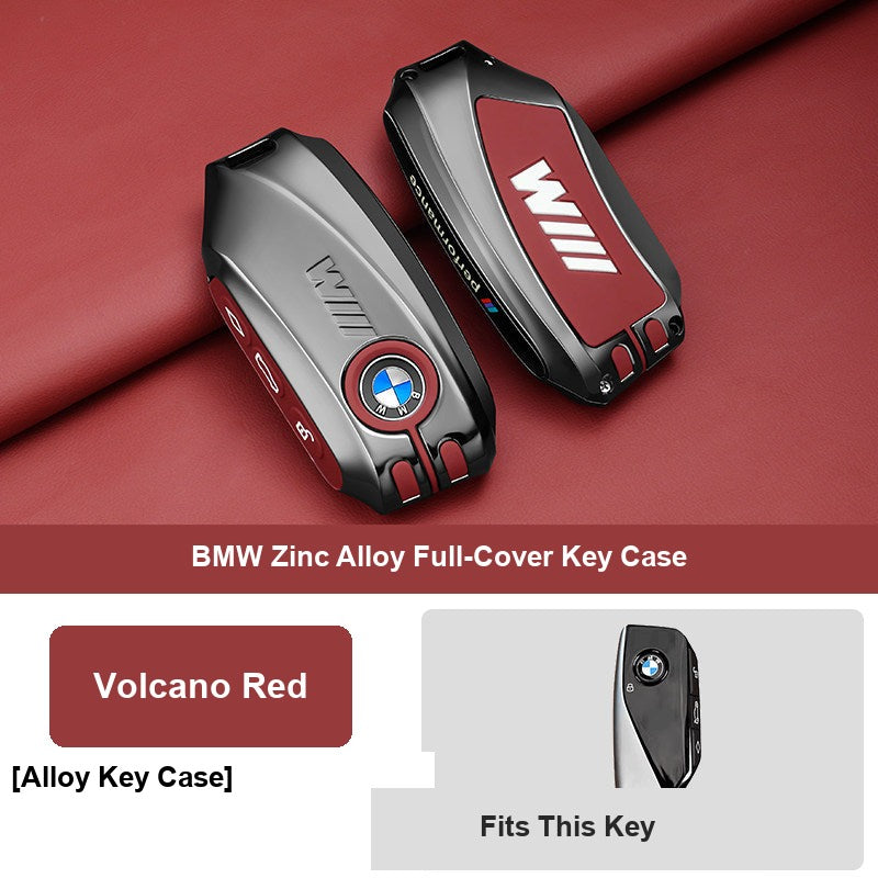 Volcano red BMW key fob case only, no keychain