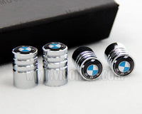 BMW Tire Valve Caps – Metal Dust Covers, 4 Designs