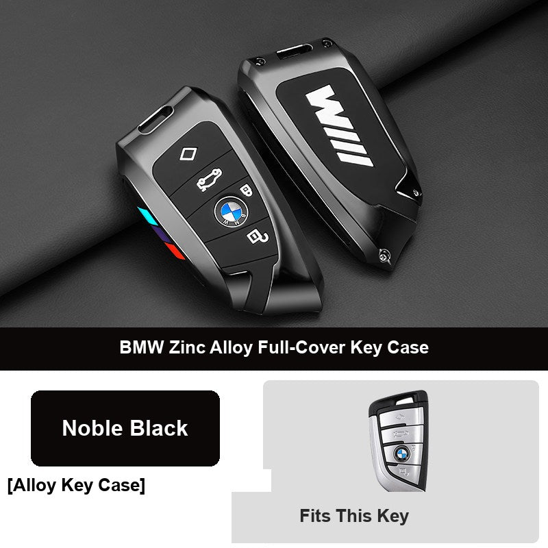 Noble black BMW key fob case Style D only, no keychain