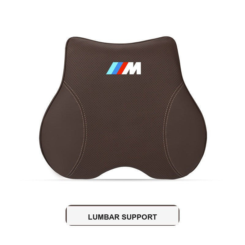BMW M Sport Ergonomic Car Headrest & Lumbar Support Pillows (3, 4, 5 Series & X1-X7)