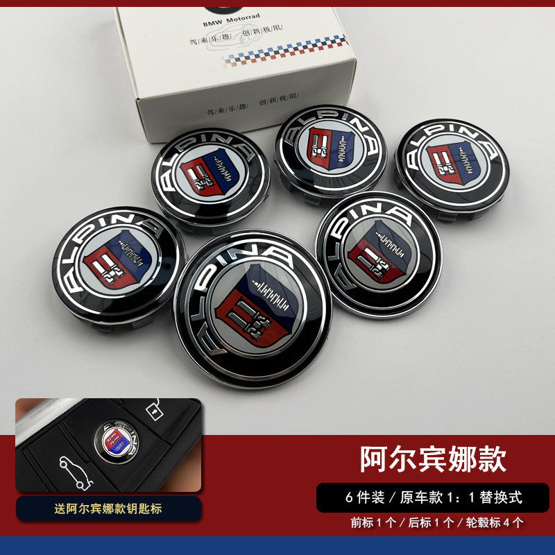 Suitable for BMW logos 1 Series, 3 Series, 4 Series, 5 Series 7 X1X3X5X6 modified ALPINA logo