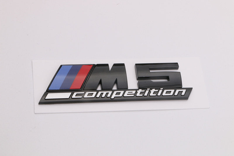 BMW M5 Competition rear trunk emblem badge sticker
