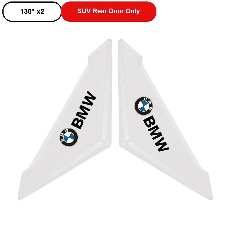 BMW white 130 degree door corner guards for SUV rear door