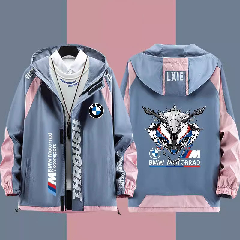 BMW M Power Windbreaker Jacket - Blue Designs