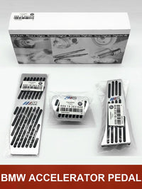 BMW Aluminum Alloy Accelerator & Brake Pedal Covers - M Sport Style