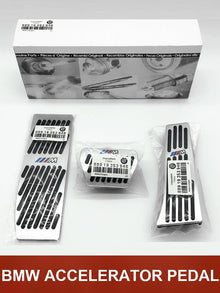 BMW Aluminum Alloy Accelerator & Brake Pedal Covers - M Sport Style