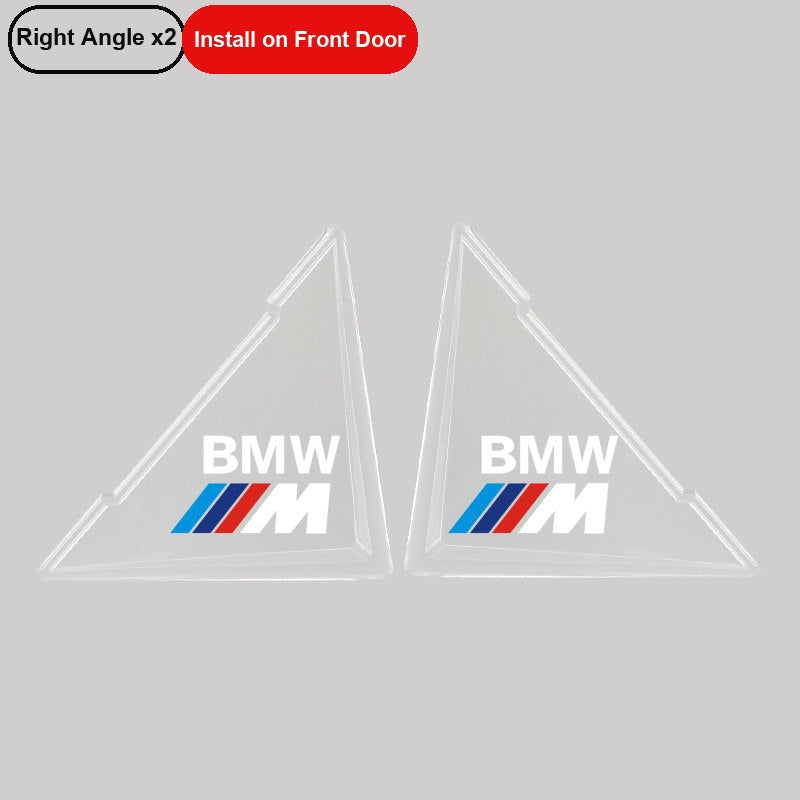 BMW M-Mark Transparent door corner guard, Right Angle x2