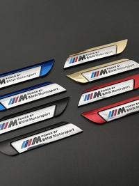 BMW M Power Fender Side Badges – Pair Set