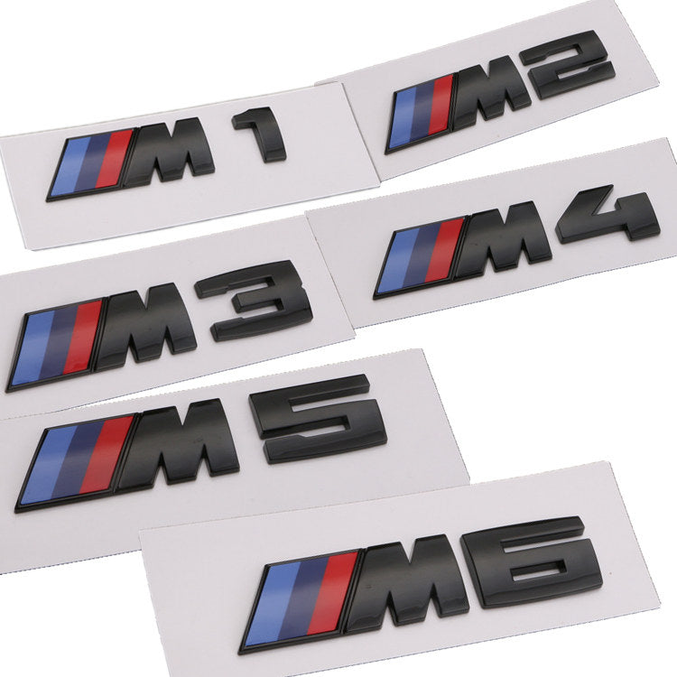 BMW M1-M6 / M Competition / X1M-X6M Competition Rear Trunk Emblem Badge Sticker