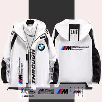 BMW M Power Windbreaker Jacket - Hooded, Customizable Graphics